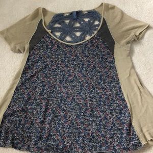 Free People Floral Top